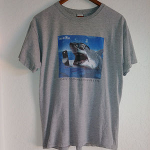 Shark Selfie T-Shirt Size Medium
